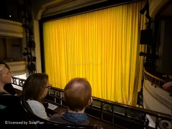 Fortune Theatre Dress Circle B17 view from seat photo