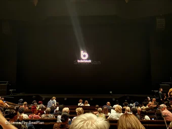 Barbican Theatre Stalls K19 view from seat photo