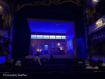 Apollo Theatre Stalls L9 view from seat photo