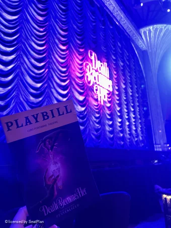 Lunt-Fontanne Theatre Orchestra C7 view from seat photo