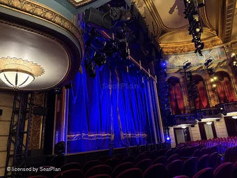 Lena Horne Theatre Orchestra F21 view from seat photo
