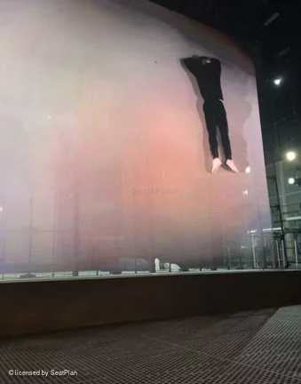 Royal Court Theatre Stalls A15 view from seat photo