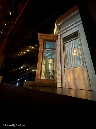 August Wilson Theatre Orchestra BB6 view from seat photo