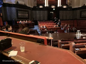 London County Hall Jury Box J12 view from seat photo