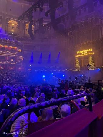 Royal Albert Hall Stalls M 189 view from seat photo