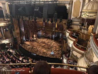 Victoria Palace Theatre Grand Circle B2 view from seat photo
