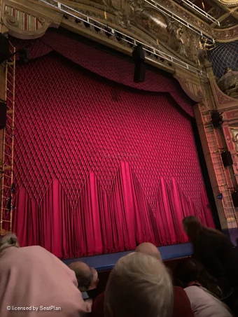 Hackney Empire Stalls H25 view from seat photo