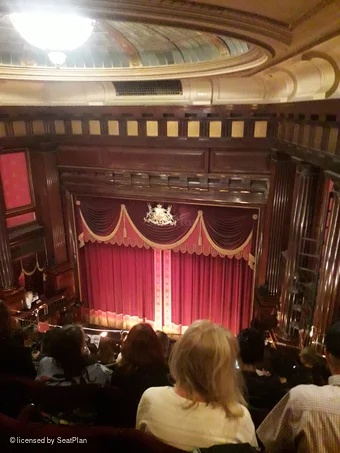 St Martin's Theatre Upper Circle H18 view from seat photo