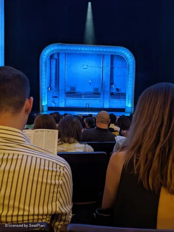 Hudson Theatre Orchestra M107 view from seat photo