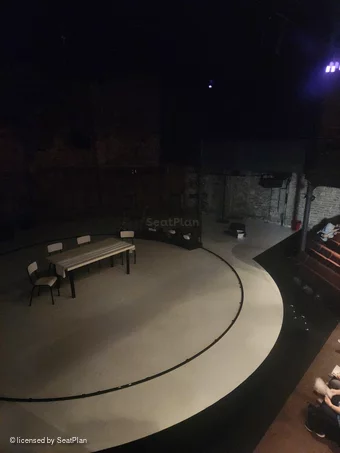 Almeida Theatre Circle A6 view from seat photo