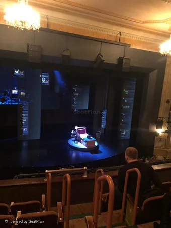 Music Box Theatre Mezzanine C5 view from seat photo