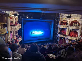 Shaftesbury Theatre Royal Circle J32 view from seat photo