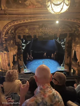 Theatre Royal Haymarket Upper Circle C17 view from seat photo