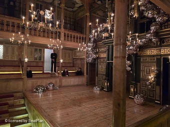 Sam Wanamaker Playhouse Playhouse Lower Gallery B3 view from seat photo