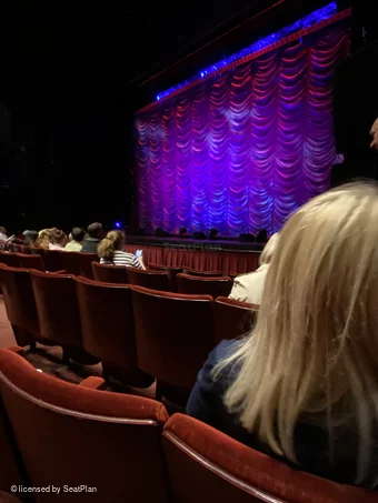 Peacock Theatre Stalls F2 view from seat photo