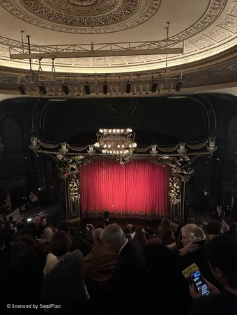 Majestic Theatre Rear Mezzanine F110 view from seat photo