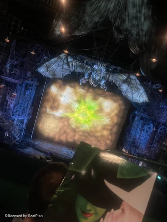 Apollo Victoria Theatre Dress Circle B24 view from seat photo