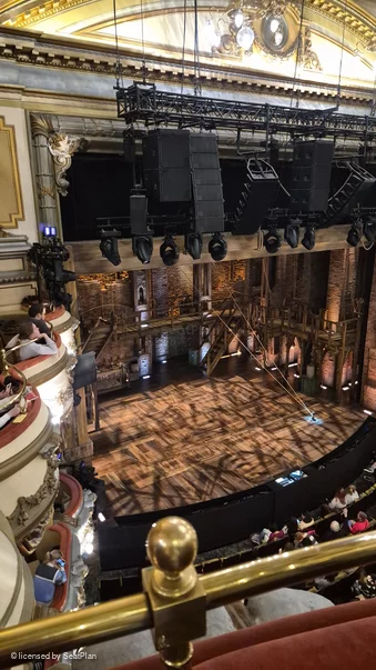 Victoria Palace Theatre Grand Circle A38 view from seat photo