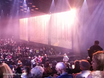 ABBA Arena Block K J7 view from seat photo