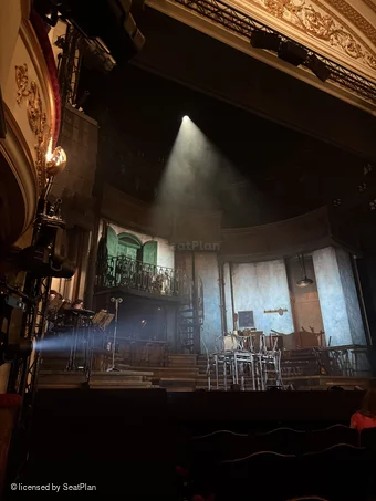 Lyric Theatre Stalls F23 view from seat photo