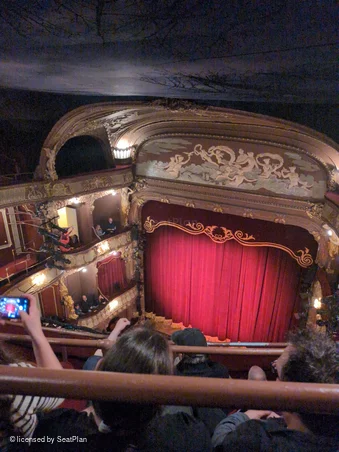 Apollo Theatre Balcony D7 view from seat photo