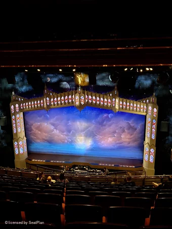 Prince of Wales Theatre Circle L16 view from seat photo