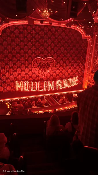 Al Hirschfeld Theatre Mezzanine D21 view from seat photo