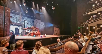 Barbican Theatre Stalls E33 view from seat photo