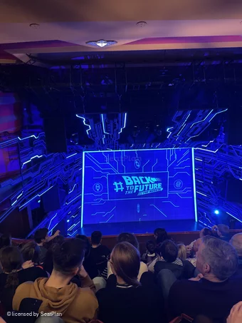Adelphi Theatre Upper Circle F23 view from seat photo