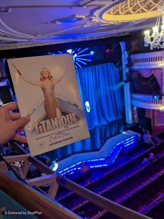 Criterion Theatre Upper Circle A29 view from seat photo