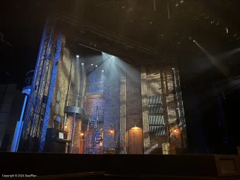 Barbican Theatre Stalls B30 view from seat photo