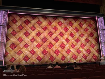Barrymore Theatre Orchestra G104 view from seat photo