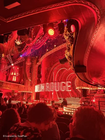 Al Hirschfeld Theatre Orchestra M26 view from seat photo