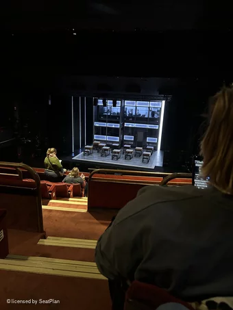 Peacock Theatre Dress Circle G8 view from seat photo