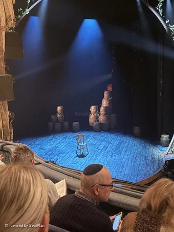 Theatre Royal Haymarket Royal Circle C28 view from seat photo