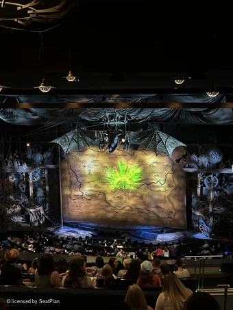 Gershwin Theatre Mezzanine K115 view from seat photo