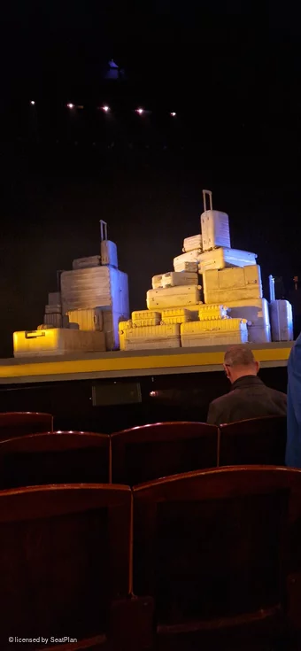 Criterion Theatre Stalls E16 view from seat photo