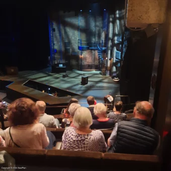 Barbican Theatre Circle EE2 view from seat photo