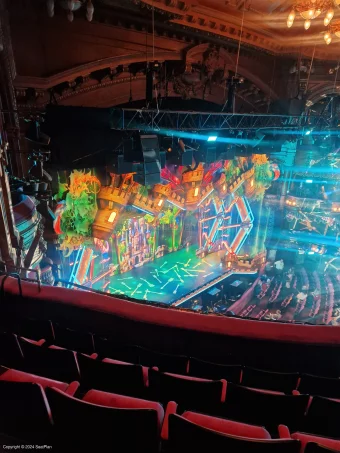 London Palladium Grand Circle E52 view from seat photo