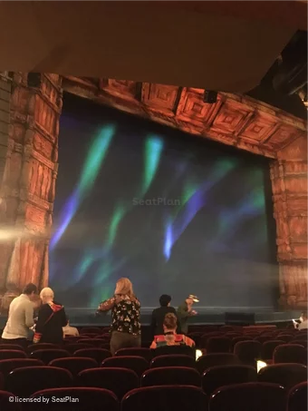 St James Theatre Orchestra L13 view from seat photo