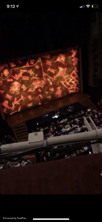 Edinburgh Playhouse Balcony A49 view from seat photo