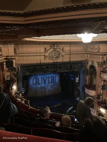 Gielgud Theatre Grand Circle F23 view from seat photo