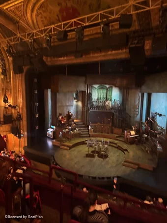 Walter Kerr Theatre Mezzanine D8 view from seat photo