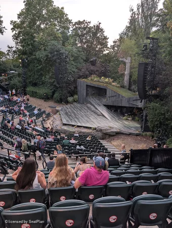 Regent's Park Open Air Theatre Upper Left S7 view from seat photo