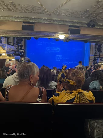 Neil Simon Theatre Orchestra V11 view from seat photo