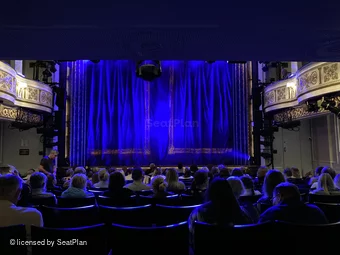 Vaudeville Theatre Stalls N9 view from seat photo
