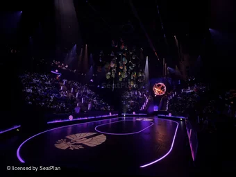 Troubadour Canary Wharf Theatre District 2 B80 view from seat photo