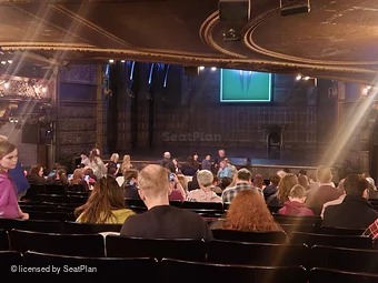 Palace Theatre Stalls Y8 view from seat photo
