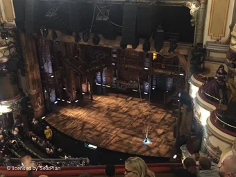 Victoria Palace Theatre Grand Circle F2 view from seat photo