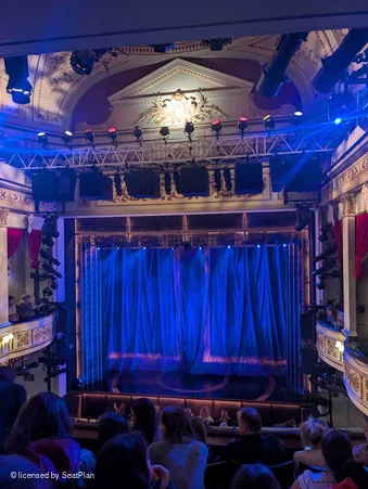 Vaudeville Theatre Dress Circle E14 view from seat photo